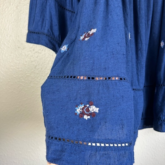 Free People Counting Daisies Dress In Blue - Picture 5 of 7
